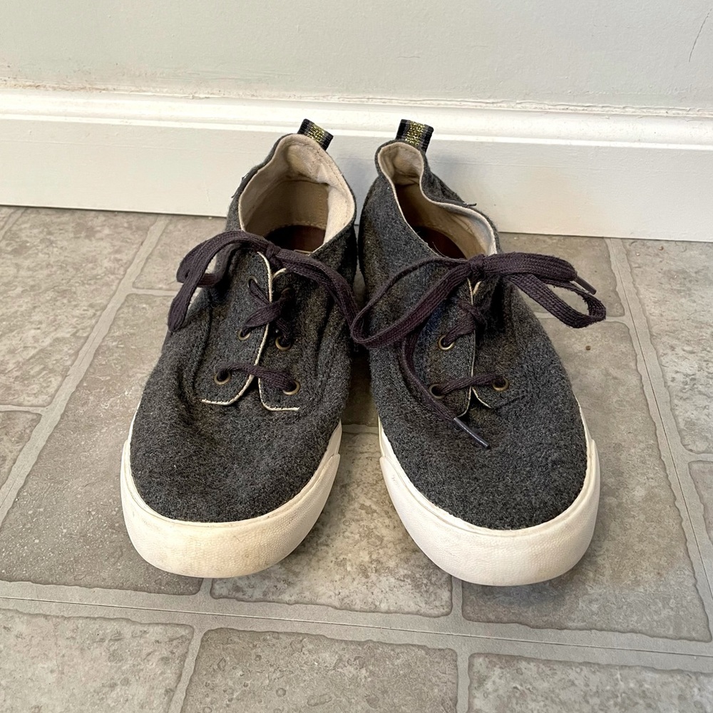 Grey Wool Keds 8.5